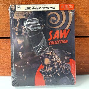 Saw Collection 1-8 Collection Steelbook (Blu-ray Disc+Digital) Factory Sealed